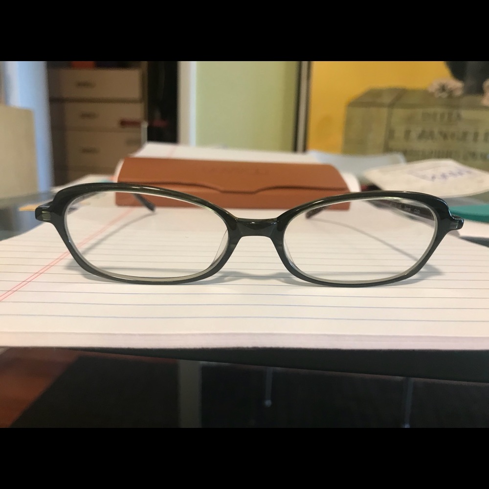 Oliver Peoples eyeglass frames.